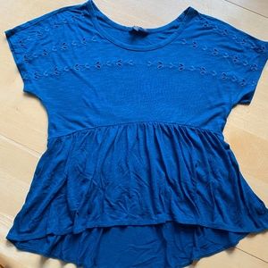 American Eagle Blue Top